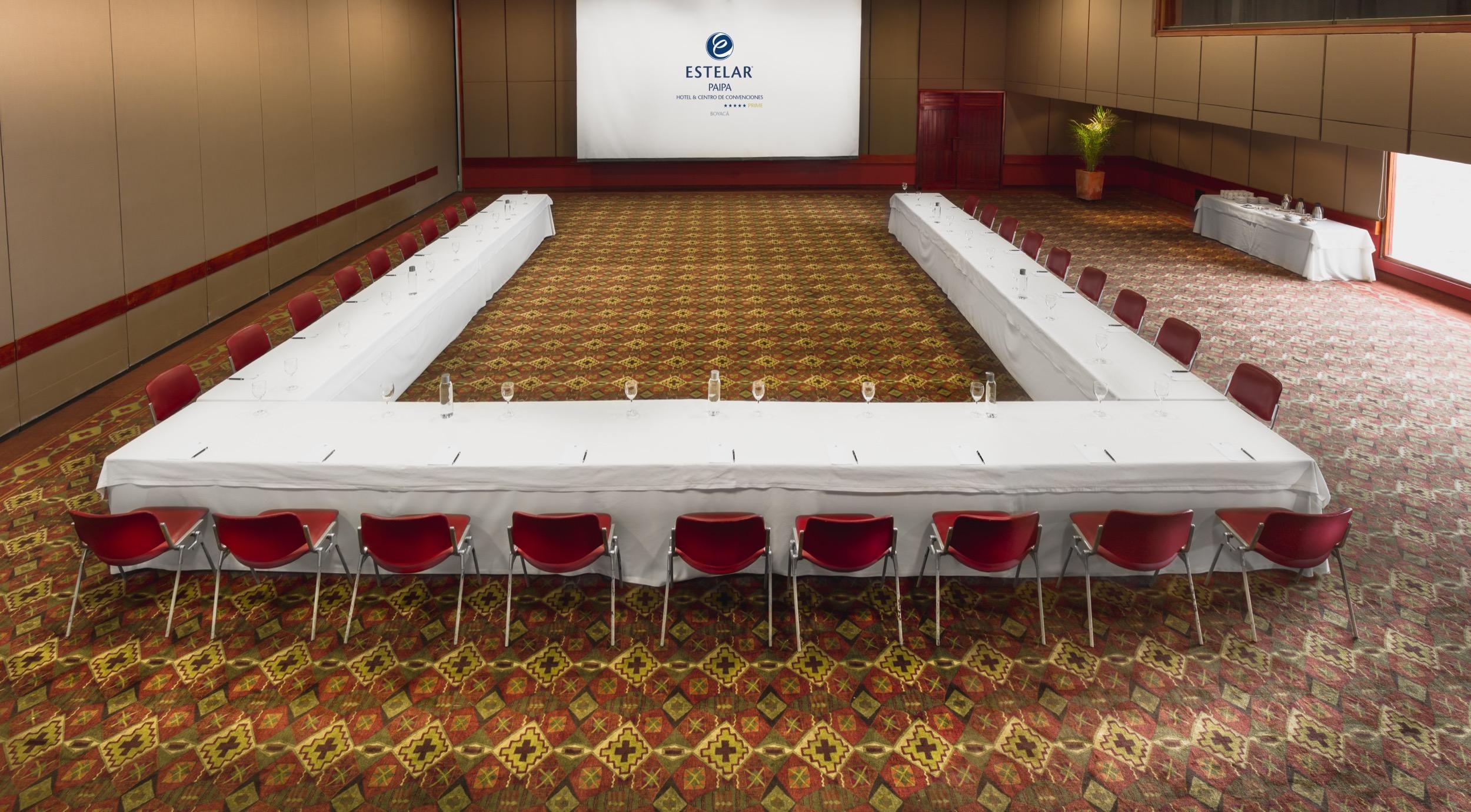 Estelar Paipa Hotel Spa & Y Centro De Convenciones Exterior foto U-shaped table layout