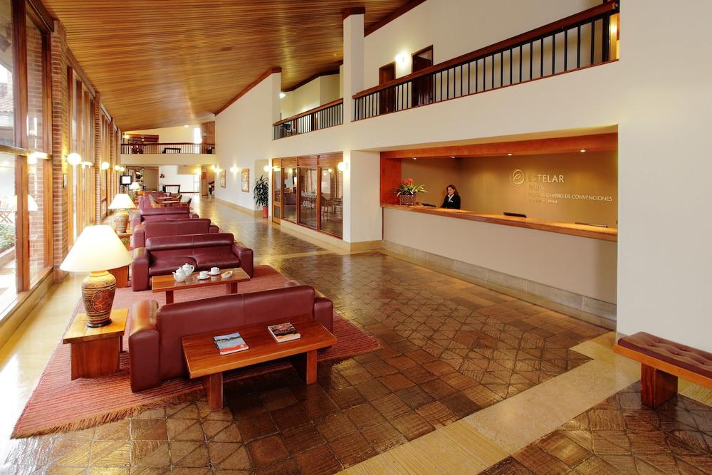 Estelar Paipa Hotel Spa & Y Centro De Convenciones Exterior foto The lobby of the hotel